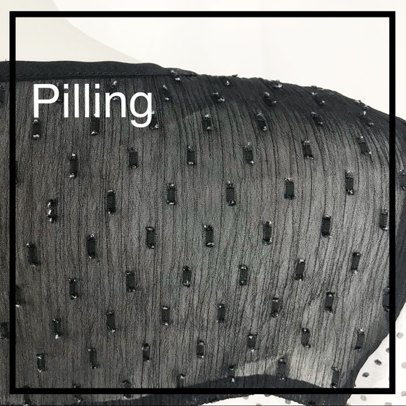 GUESS Sheer Polka Dotted Blouse Size Small - Picture 5 of 6